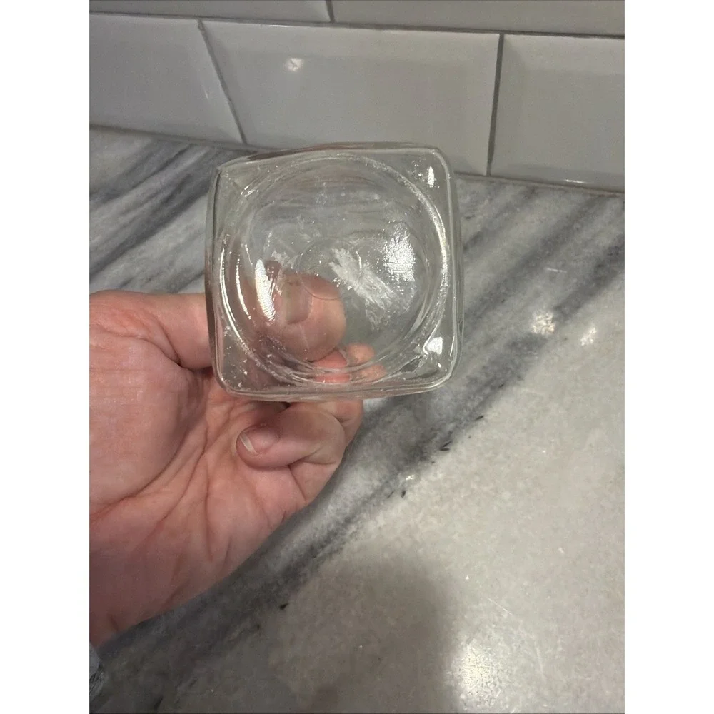 Vintage Clear Glass 4